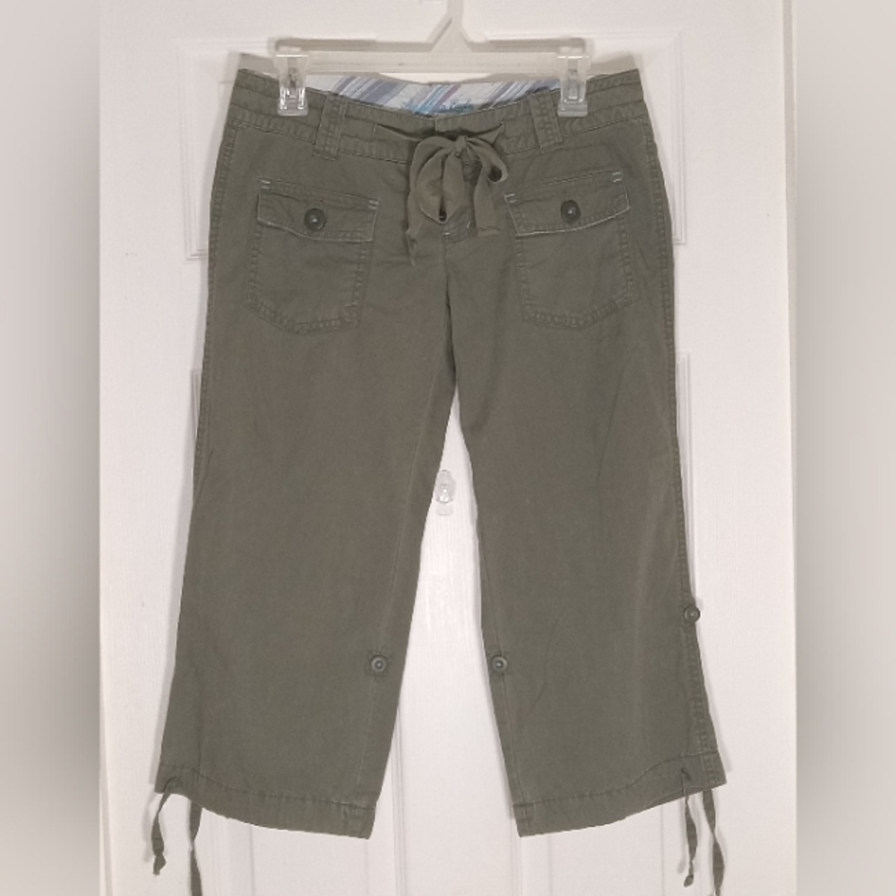 American Eagle Cotton Adjustable Length Capris - image 1